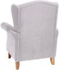 Ohrensessel Katria Bezug Veloursstoff Buche natur / silber 22842 Bild 3