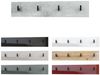 Vladon Garderobenpaneel Linea (Wandgarderobe, mit 4 Kleiderhaken), Eiche Natur (72 x 14,5 x 3,5 cm) Bild 4