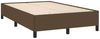 vidaXL Boxspringbett mit Matratze Dunkelbraun 120x190 cm Stoff 3270358 Bild 4