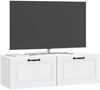 vidaXL Wandmontierter TV-Schrank Weiß 98 x 31 x 30 cm Holzwerkstoff 899405 Bild 3
