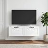vidaXL Wandmontierter TV-Schrank Weiß 98 x 31 x 30 cm Holzwerkstoff 899405 Bild 4
