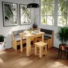 Esszimmer-Eckbank Roman Goldkraft Eiche 43.5 x 43.5 cm Vicco Bild 4