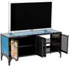 TV-Board LOGAM-GASOLINE ca. L120cm recyceltes Metall Schrank Kommode Vintage Bild 2