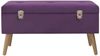vidaXL Bank mit Stauraum 80 cm Lila Samt 329931 Bild 2