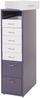 Rollcontainer Boston T851, Schubladenschrank Stahlschrank, 110x28x41cm 8 Schubladen ~ dunkelgrau weiß-dunkelgrau Bild 3