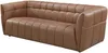 Vente-unique - DUGORI Sofa Leder Braun - B 92,5 cm x H 74 cm x L 222 cm Bild 3