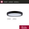 LED Panel Abia 2 White Select Dämmerungsgesteuerter Bewegungsmelder (HF) rund 300mm 14W 1000lm 2700 - 4000K Schwarz Bild 5