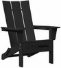 vidaXL Gartenstuhl 2 pcs Schwarz 80,5 x 74,5 x 92 cm Polyethylen 3335820 Bild 4