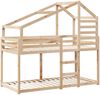 vidaXL Etagenbett ohne Matratze 90x190 cm Massivholz Kiefer 3281964 Bild 3