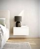 Selsey 'Bemmi' Wandnachttisch mit Schublade, Weiß, ca. 25,5 x 49 x 32 cm Bild 2