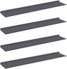 vidaXL Schwebendes Regal 4 pcs Anthrazit 100 x 18 x 2,5 cm Stahl 8004049 Bild 2