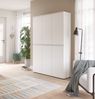 Universalschrank (B/H/T: 105x175x37 cm) in weiß Bild 5