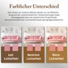 Schlafsofa 173x75x70 cm mit Samtbezug, verstellbarer Rückenlehne und vergoldeten Metallfüßen in Rosa Bild 5