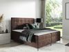 Boxspringbett 'Sokore', braun, 200x200 cm Bild 2