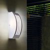 RGB LED Wandleuchte, Edelstahl, Kunststoff weiß, B 25 cm Bild 5