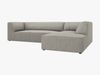 Micadoni 4-Sitzer Modular Sofa Ruby Rechts Kord Scala Hellgrau Bild 3