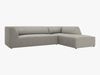 Micadoni 4-Sitzer Modular Sofa Ruby Rechts Kord Scala Hellgrau Bild 2