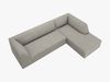 Micadoni 4-Sitzer Modular Sofa Ruby Rechts Kord Scala Hellgrau Bild 4
