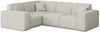 Garten Ecksofa SUMMER wetterfester Stoff NXL Altweiß kurzer Schenkel Links Bild 2