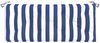 vidaXL Gartenbank-Auflagen, 2 Stk., Polyester, Blau / Weiß, 120 x 50 x 7 cm Bild 5