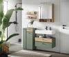 Aqua Badkombination inkl. Beleuchtung in Sage Green Nachbildung Bild 5