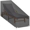 vidaXL Abdeckung für Sonnenliege 12 Ösen 200x65x35/60 cm Polyethylen 319344 Bild 2