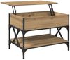 vidaXL Couchtisch Artisan-Eiche 70x50x50cm Holzwerkstoff 883039 Bild 5