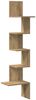 vidaXL Wand-Eckregal Artisan-Eiche 32x32x127,5 cm Holzwerkstoff 860525 Bild 2