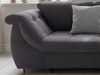 Ecksofa Schlafcouch L-Garnitur ausziehbar Ottomane rechts Mikrofaser Anthrazit Bild 4