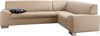 DOMO collection Ecksofa Alisson, zeitlose Optik, flache Armlehnen, L-Form, fester Sitzkomfort, wahlweise mit Bettfunktion Bild 2