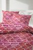 Primera Renforce Bettwäsche 155x220 cm Waben rot pink 123060-24 Bild 3
