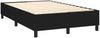 vidaXL Boxspringbett mit Matratze Schwarz 120x200 cm Stoff 3136823 Bild 4