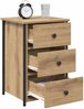 vidaXL Nachttisch Braun 40 x 36 x 60 cm Massives upgecyceltes Holz 871259 Bild 3