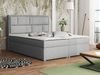 Boxspringbett Deco Box, Hellgrau, 160x200 cm Bild 2