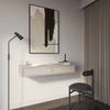 Selsey 'Velveto' Schminktisch mit 2 Schubladen, greige, ca. 40 x 110 x 17 cm Bild 3