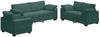 vidaXL 3-tlg. Sofagarnitur mit Kissen Dunkelgrün Samt 3324669 Bild 2