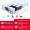 Matratze 160x200 Taschenfederkern REGGIO 7 Zonen H2 H3 26 cm Kokos Visco Latex Polyurethanschaum Klimafaser JERSEY Bild 4