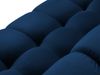 Micadoni Panorama-Sofa Mamaia 6-Sitzer Samt Bluvel Königsblau schwarze Beine Bild 4