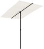 vidaXL Sonnenschirm mit Aluminium-Mast 2x1,5 m Sandweiß 47337 Bild 2