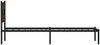 vidaXL Bettgestell ohne Matratze mit Kopfteil Braun Eiche 90x200 cm 4017144 Bild 5