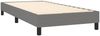 vidaXL Boxspringbett mit Matratze Dunkelgrau 100x200 cm Stoff 3140354 Bild 4