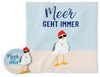 Magisches Handtuch 30x30 la vida Geschenk für Dich :-) Auswahl Meerfreunde Möwe 378851 Bild 2