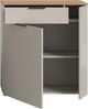 Home affaire Garderobenschrank EDIL, Höhe 88cm, 2 Türen, 1 Schubkasten, 3 Fächer (moderne Farbkombination, Platz für ca. 6 Paar Schuhe) Kommode, Schuhschrank, Schuhkommode, Sideboard, Anrichte Bild 4