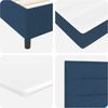 vidaXL Boxspringbett mit Kopfteil Blau 80 x 200 cm Stoff 3343952 Bild 5