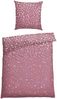 Schiesser Feinbiber Bettwäsche Set Runa mit coolem Winter-Print, Farbe:Malve, Größe:135x200 cm Bild 5