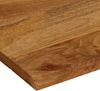 vidaXL Tischplatte mit Baumkante 110x80x3,8 cm Massivholz Mango 370797 Bild 5