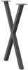 vidaXL Esstischbeine X-Form 2 Stk. Anthrazit 57x(72-73) cm Stahl 4012914 Bild 4