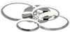 LED Deckenleuchte chrom, Ringe schwenkbar, dimmbar, B 65 cm Bild 2