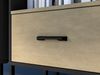 99rooms Alvin Jugendregal I Eiche Gold Craft Schwarz Premium Stahl Bild 2