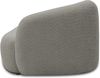 DOMO. collection Recamiere 700013, Liege mit Zierkissen, oval, Füße mit Filzgleitern, Chaiselongue, Sofa, Polstergarnitur, 183 x 105 x 75 (BxTxH), grau Bild 5